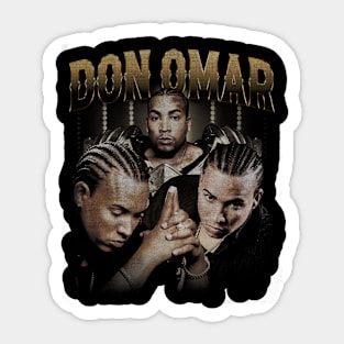 Don Omar Vintage Sticker